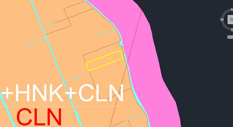 Hình chụp quy hoạch của lô đất vườn xã Tân Phú Trung Củ Chi