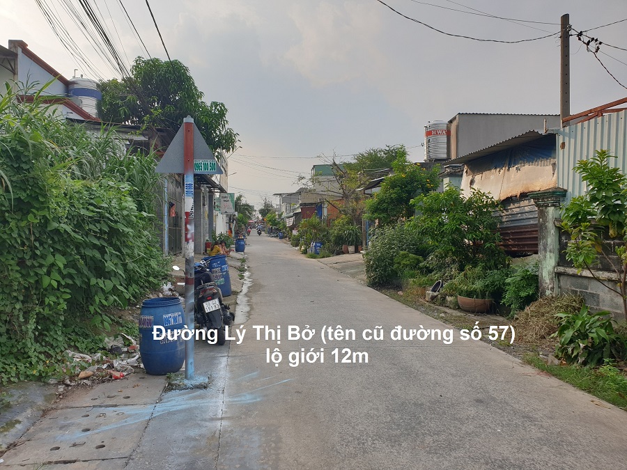 Lô đất xã Tân Phú Trung mặt tiền đường Lý Thị Bở lộ giới 12m thuận tiện kết nối giao thông