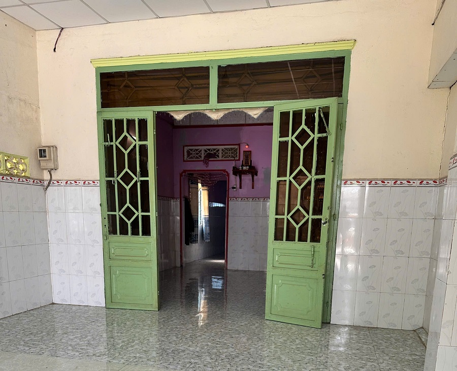 Hình chụp mặt tước căn nhà xã Trung An Củ Chi đang chào bán