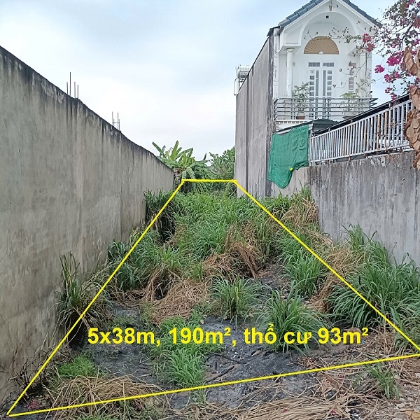 Bán đất Củ Chi mặt tiền Kênh Nhà Vuông Bình Mỹ - 190m² không gian xanh, tiềm năng tăng giá mạnh